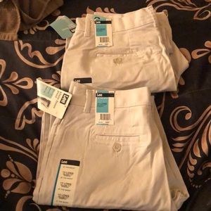 2 pants lee size 10 long